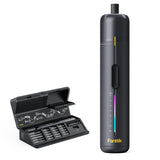 Fanttik S2 Pro Electric Screwdriver, Cordless Screwdriver Set, 7 Torque Settings, 0.5 to 6N.m, 20 Magnetic Bits, 1/4''Hex Shank, with 90° Angle Adapter, for Furniture, Household Repairs(Space Grey)