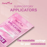 Disposable Suppository Applicators Individually Wrapped Hygienic Fit to Size 00 Cap-sules and Many Shapes of Suppositories, Tablets Feminine Care Applicators from Nieteyrue (60 Counts)
