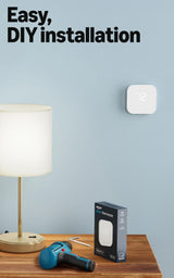 Like-New Amazon Smart Thermostat – Save money and energy - Works with Alexa and Ring - C-wire required