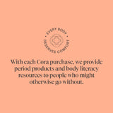 Cora Organic Cotton Tampons Multipack (18 Regular, 18 Super Tampons)