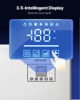 VEVOR Commercial Ice Maker Machine, 400LBS/24H Ice-Making Machine with 300LBS Stainless Steel Storage Bin, Auto Self-Cleaning Ice Maker with Touchscreen for Bar Cafe Restaurant Business Commercial