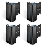 Steinwhale Door Reinforcement Lock, 4PACK Home Security Door Lock Withstands 800 lbs, Childproof Top Door Lock Latch for Toddlers Safety, Inside Night Defender for Inward Swinging Doors