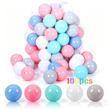 LANGXUN Plastic Ball Pit Balls for Baby Toddler Kids