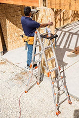 Little Giant Ladder Systems, Work Platform, Ladder Accessory, Aluminum, 375 lbs weight rating, (10104)
