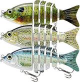 TRUSCEND Swimmax for Saltwater and Freshwater, Realistic Fishing Lures for Bass Trout Crappie Walleye Pike Bluegill Salmon, Swimbait for Bass Fishing, Amazing Fishing Gear Gifts for Family Fishing