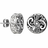 Amy & Annette Sterling Silver Stud Earrings for Women - Post Earrings for Women, 925 Sterling Silver Earrings
