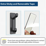 pickpiff 12 Pack Wall Hooks for Coat and Towel: 13LB Adhesive Door Hanger Stick on, Black