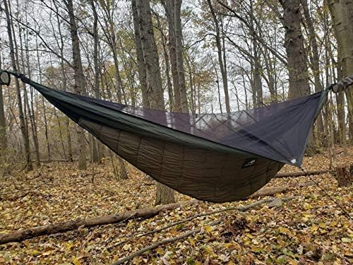 AYAMAYA Single & Double Hammock Underquilt Full Length Big Size Under Quilts for Hammocks, Camping Backpacking Essential, Winter Cold Weather Warm UQ Blanket Bottom Insulation