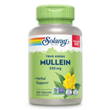 Solaray Mullein Leaf 330 mg - Soothing Herbal Support - Mullein Capsules Traditionally Used to Support Health and Wellness - Vegan, Non-GMO, Lab Verified, 60-Day Guarantee, 200 Servings, 200 VegCaps