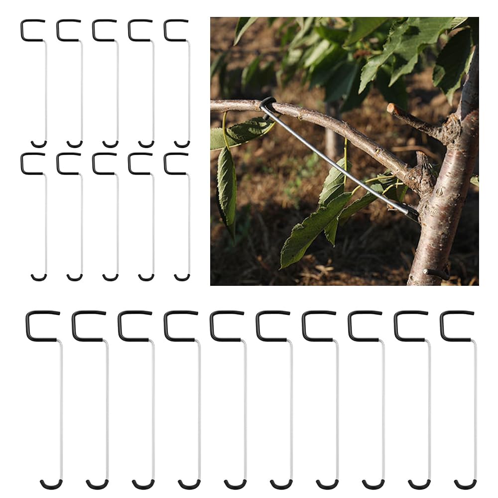 IXIGER 20 PCS Tree Limb Spreader Set – Fruit Tree Branch Puller, Heavy-Duty Limb Spreaders for Fruit Trees with Branch Support Function (7 Inch & 10 Inch)