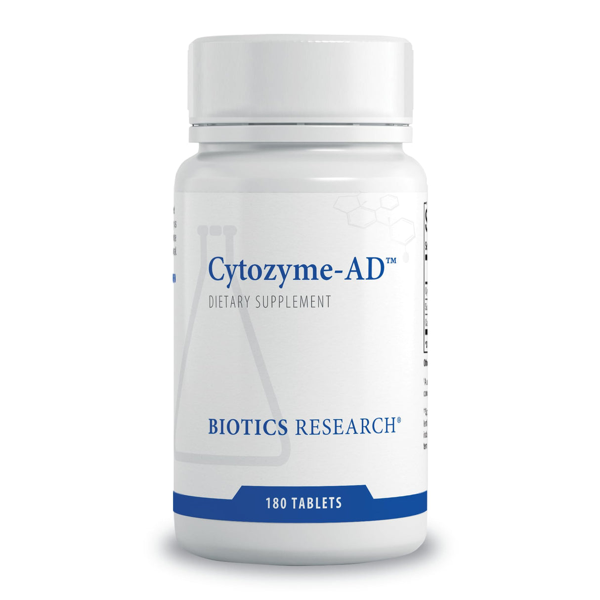 Biotics Cytozyme-AD 180 Tab Neonatal Adrenal Support Hormone Stress Balance