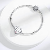 925 Sterling Silver Charms Fit Pandora Charms Bracelet I Love You to Infinity and Beyond Fit Wife Mother's Day Christmas Birthday Gift