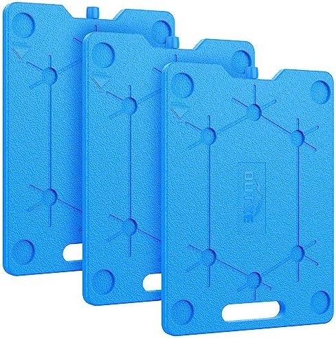 OUTXE Ice Packs for Coolers - Large- 10 x 13 Inch, Space Saving - Reusable, Long Lasting, Cold Freezer Packs for Coolers&Totes to Keep Food Fresh