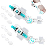 Kutain Upgraded Bunion Corrector for Women & Men, Orthopedic Bunions Correction with Non Slip Big Toe Straighteners, Adjustable Bunion Splint Suitable for Day/Night Feet Bunion Relief (2PCS)
