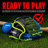 Franklin Sports Youth Teeball Glove - 9.0 Inch Neo-Grip Synthetic Leather Fielding Glove - Left & Right Handed Ready To Play with Ball