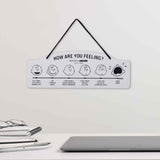 Peanuts How Are You Feeling Hanging Metal Sign - Funny Peanuts Wall Decor for Home - Great Gift Idea