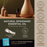 Gya Labs Spikenard Essential Oil for Diffuser - 0.34 Fl Oz - 100% Pure Natural Spikenard Oil for Skin, Hair, Aromatherapy & Candle Making - Warm Spicy Yet Sweet Scent
