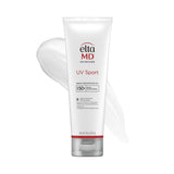EltaMD UV Sport Sunscreen Lotion, SPF 50 Body Sunscreen, Water and Sweat Resistant, Oil-Free, Zinc Oxide Formula, 8 oz Tube