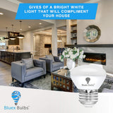 4 Pack R14 LED Bulb 4W E26 Base Mini Reflector Floodlight Light Bulb Dimmable 2700K Warm White - 40W Equivalent - Mini Light Bulbs, Short Light Bulbs, Curio Cabinet Light Bulb, R14 Bulb Flood Light