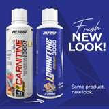 Alpha Supps - L-Carnitine 3000 mg Liquid | Stimulant-Free Amino Acid | 31 Servings (Sour Gummy Worms)