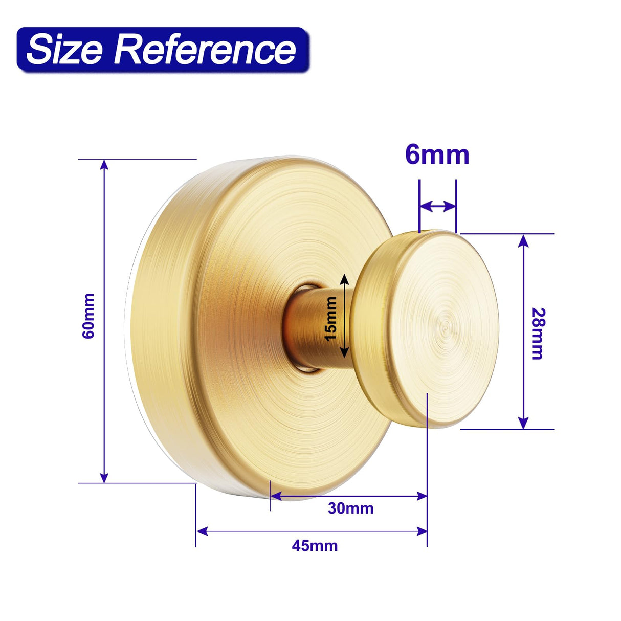 Bntuk Suction Cup Hooks for Shower, Towel Hooks for Bathroom Window Glass, Bath Robe Looafh Hook for Hanging - 2 Pack, Gold
