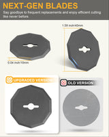 Cardboard Cutter Electric Box Cutter, Stocking Stuffers for Men Gifts Christmas Tools 4V Cordless Electric Scissors Rotary Blade for Cardboard Recycling Rechargeable DIY Cutting Carpet Leather Plastic