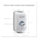 Gojo TFX Dispenser, Touch-Free, 1200mL, Dove Gray 2740-12 - 1 Each
