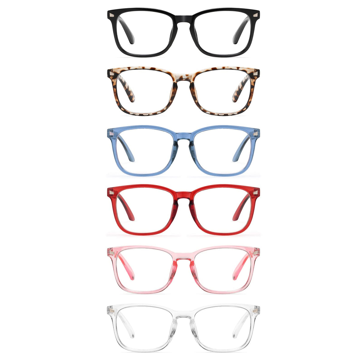 CCVOO Reading Glasses for Women/Men, Eyeglasses, Blue Light Readers for Women/Men, Computer Eye Glasses, Cheaters