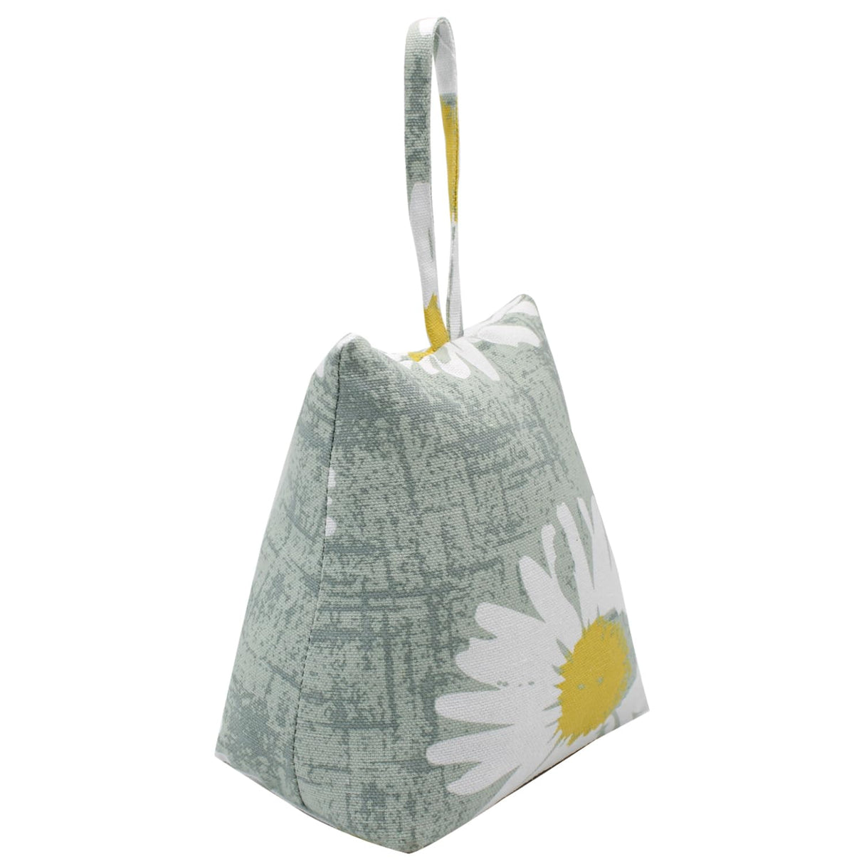 CERAYOU Cute Decorative Weighted Door Stopper, Trapezium Fabric Door Stop with Handle Heavy Duty Door Floor Stop for Home Office Bedroom Living Room