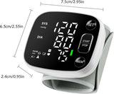 Oklar Blood Pressure Monitors for Home Use Rechargeable Wrist Digital BP Machine Cuff with LED Backlit Display, Voice Broadcast, 240 Memory Storage for 2 Users with Carrying Case