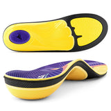 VALSOLE Plantar Fasciitis Insoles for Men Women - 220+lbs Heavy Duty Support Pain Relief Orthotics - High Arch Insoles - for Flat Feet - Metatarsalgia - Arch Pain - Work Boot Shoe Insole(302mm)