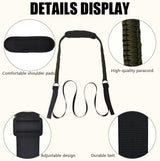 Ajqxh Paracord Cooler Strap for Engel-13qt and 19qt, Adjustable Cooler Accessories with Shoulder Pad and Buckles