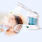 DYB Portable Facial Steamer, Nano Ionic Face Steamer with 360°Rotatable Sprayer,Mini Facial Steamer for Salon and Spa,1 Piece Headband and 4 Pieces Steel Skin Kits.