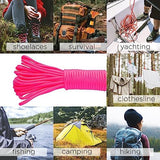 TECEUM 5/32" Paracord Rope 1000 – 1000ft / 200ft / 100ft / 50ft – Tactical Parachute Cord 4mm – 45+ Colors – Nylon String for Survival & Camping Gear – Stripe Cord for Survival – Utility Rope