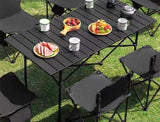 Camping Table Folding CampTable Aluminum Foldable OutsideTable Light Weight Portable
