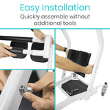 Vive Mobility Sit to Stand Patient Lift for Handicapped - Stand Assist Lift Aid for Home Care Use - Elderly Lift Assist Transfer Device - Transport Chair Stand Assist for Seniors, Adults & Disabled