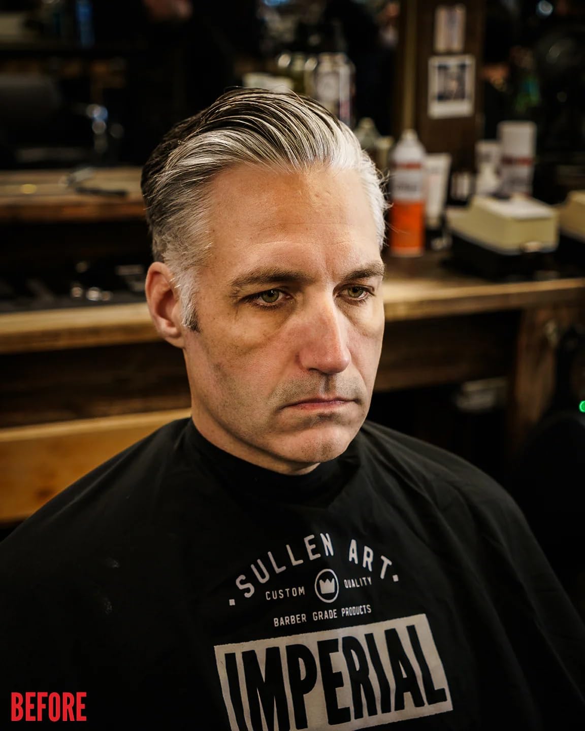 Imperial Barber Grade Products Blacktop Pomade , 6 oz