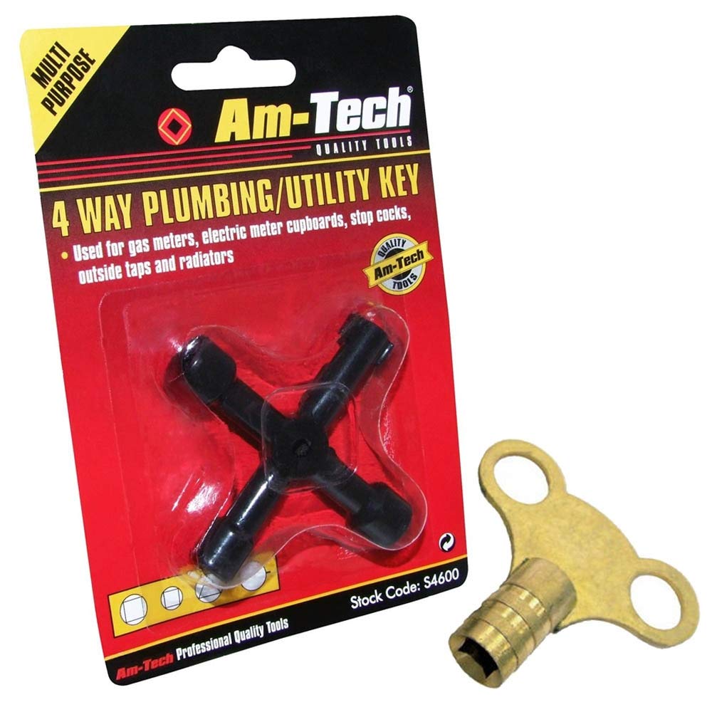 Brass Radiator Bleeding Key | 4 in 1 Multi Functional Key | Electric ...