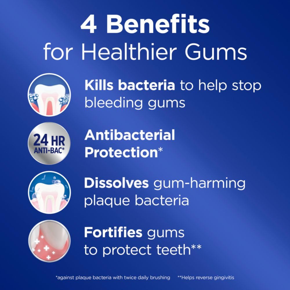 Crest Pro-Health Gum Detoxify Deep Clean Toothpaste, 4.8 oz Pack of 3 - Anticavity, Antibacterial Flouride Toothpaste, Clinically Proven, Gum and Enamel Protection, Plaque Control