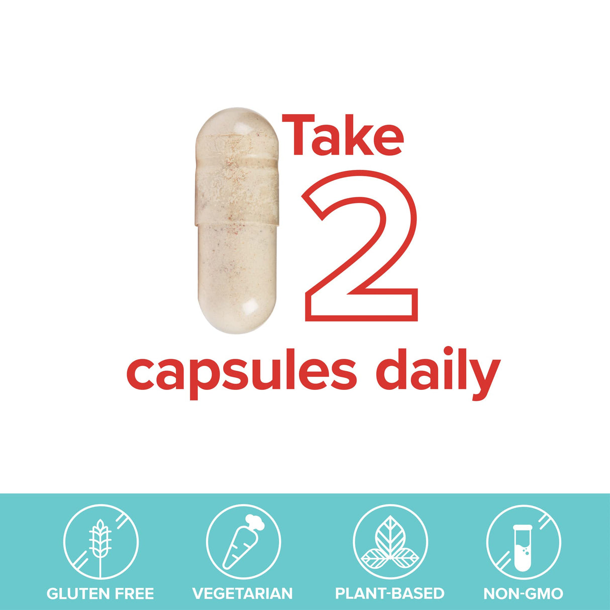 Vibrant Health, Gigartina Red Marine Algae, Plant-Based Immune Support, 60 Capsules