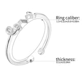 TAMHOO 20 Pcs Adjustable Rings Set for Women - Finger Rings Pack Stackable Rings for Teens- Cute Rings for Teen Girls -in Gold and Silver Tone (#2-silver tone)