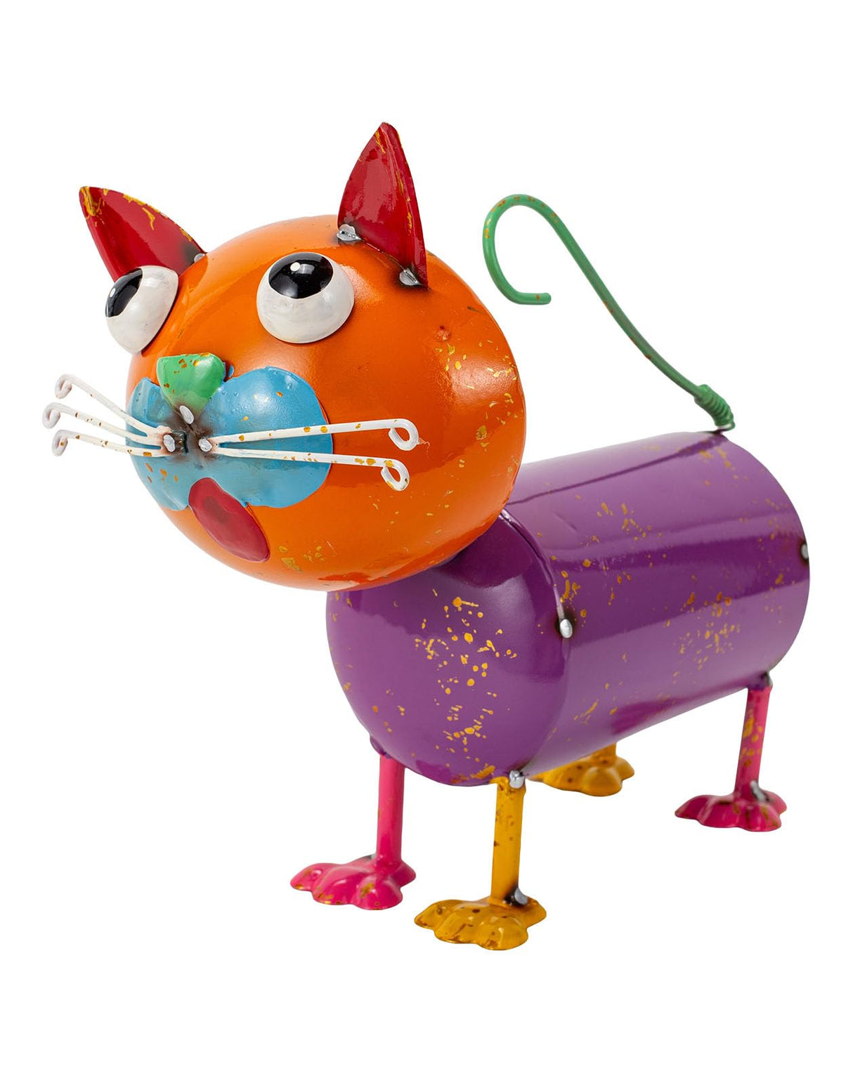 The Aura Collective Yard Decorations Outdoor Metal Cat Statue