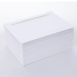 50 Sets Photo Frame Cards with Envelopes 4x6 Paper Picture Frames Bulk