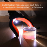 2-Pack Grabber Reacher Tool, 32" Grabbers for Elderly, Trash Picker Grabber with Light, Extended Claw Reacher Tool, Foldable Pick Up Grab Tool, Magnetic Sticks Grippers for Reaching (Orange)