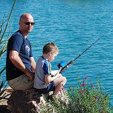 ODDSPRO Kids Fishing Pole Pink, Portable Telescopic Fishing Rod and Reel Combo Kit - with Spincast Fishing Reel Tackle Box for Girls, Youth