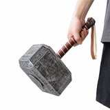 CoserWorld Halloween Hammer Cosplay Weapons, PU Battle Foam Axe Great for LARP Birthdays Gift