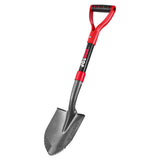 HANTOP Sharp Blade Mini Round Digging Garden Camping Shovel Spade 28 Inch