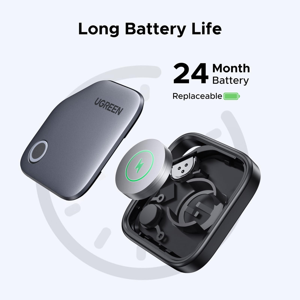 UGREEN FineTrack  Air Tracker Tags (iOS Only) 4 Pack Key Finder