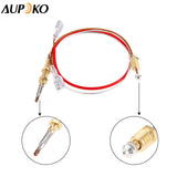 Aupoko Patio Heater Thermocouple, Outdoor Propane Gas Patio Heater Replacement Parts, M8 x 1 End Connection Nuts Thermocouple 410 mm Length M6 x 0.75 Head Thread with 6.3 MM/0.25'' Flat Terminal