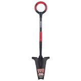 Root Slayer RS220 Heavy Duty Garden Shovel, Serrated Blade, Black
